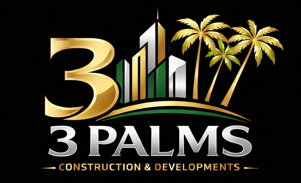 3Palms Construction Logo